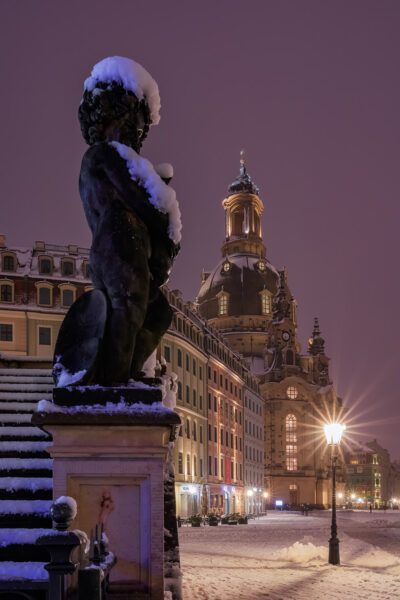 Am Eingang zum Verkehrsmuseum | Johanneum, Dresden